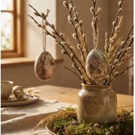 Zawieszka Jajko Wielkanocne 2 szt. Dekoracja na Drzewko | skandi.pl