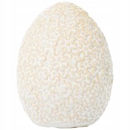 Figurka Jajko Wielkanocne Białe 13cm Dekoracja | skandi.pl