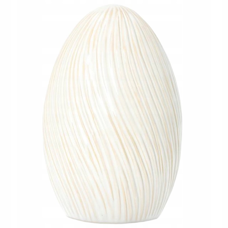 Figurka Jajko Wielkanocne Białe 17cm Ozdoba | skandi.pl