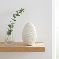 Figurka Jajko Wielkanocne Białe 17cm Ozdoba | skandi.pl