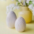 Figurka Jajko Wielkanocne Białe 17cm Ozdoba | skandi.pl