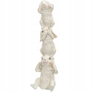 Zając Wielkanocny Figurka Duża 40cm Królik | skandi.pl