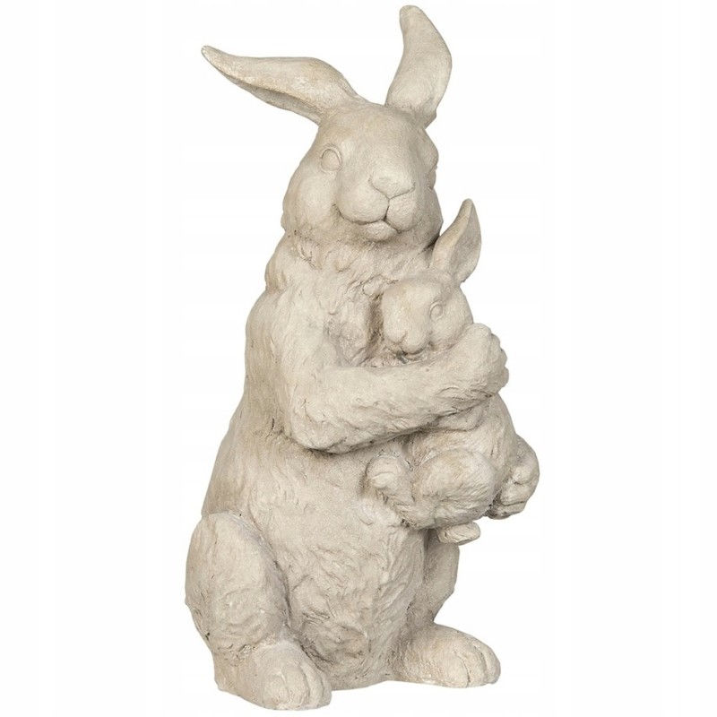 Zając Wielkanocny Szary Tkanina Boho Królik | skandi.pl