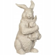 Zając Wielkanocny Szary Tkanina Boho Królik | skandi.pl