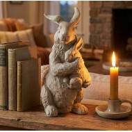 Zając Wielkanocny Szary Tkanina Boho Królik | skandi.pl