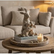 Zając Wielkanocny Boho 30cm Figurka Królik | skandi.pl