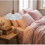 Lampa Wisząca Biała Loft 30cm Nad Stół i Wyspę | skandi.pl