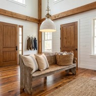 Duża Lampa Wisząca Biała Loft 60cm XL Nad Stół | skandi.pl