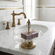 Misa na Klucze Złota Patera 30cm Retro Dekoracja | skandi.pl