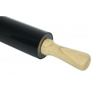WAŁEK kuchenny do ciasta DREWNIANY / SILIKONOWY czarny