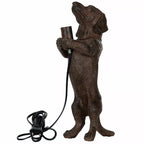 LAMPA STOŁOWA JAMNIK BRĄZOWA 36CM