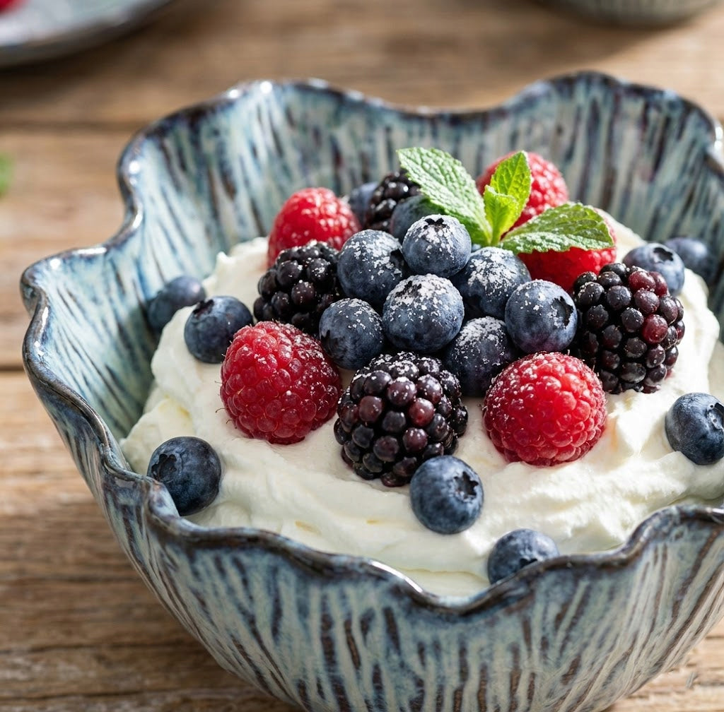 MISA CERAMICZNA NIEBIESKA 23cm