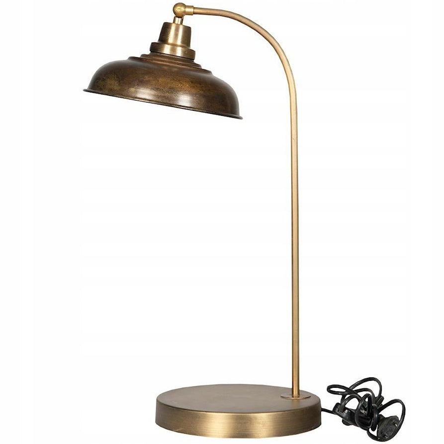 LAMPA STOŁOWA STARE ZŁOTO 52CM