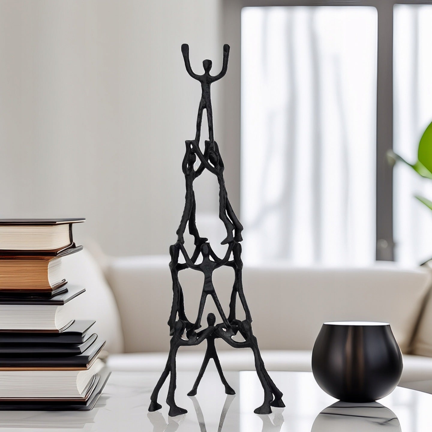 FIGURKA RODZINA JEDNOŚĆ METALOWA 74CM