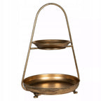 PATERA dwupoziomowa złota śr. 30cm