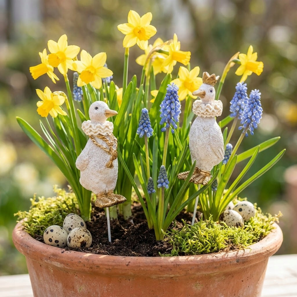 OZDOBA DO DONICZKI WIELKANOCNA KACZOR KACZKA NA WIELKANOC PIK 2 szt.