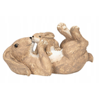 FIGURKA ZAJĄCE BRĄZOWA WYS. 17CM