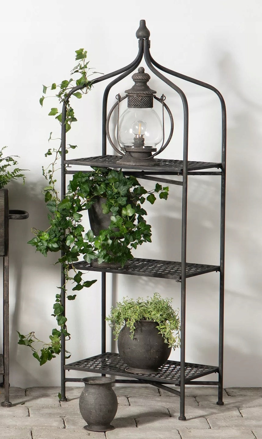 REGAŁ METALOWY SOLIDNY OGRODOWY 114cm