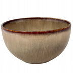 MISKA OBIADOWA BULIONÓWKA 600ml DUŻA CERAMICZNA BRĄZOWA SALATERKA MISA