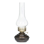 ŚWIECZNIK OLJA LAMPA NAFTOWA CZARNA WYS. 26CM