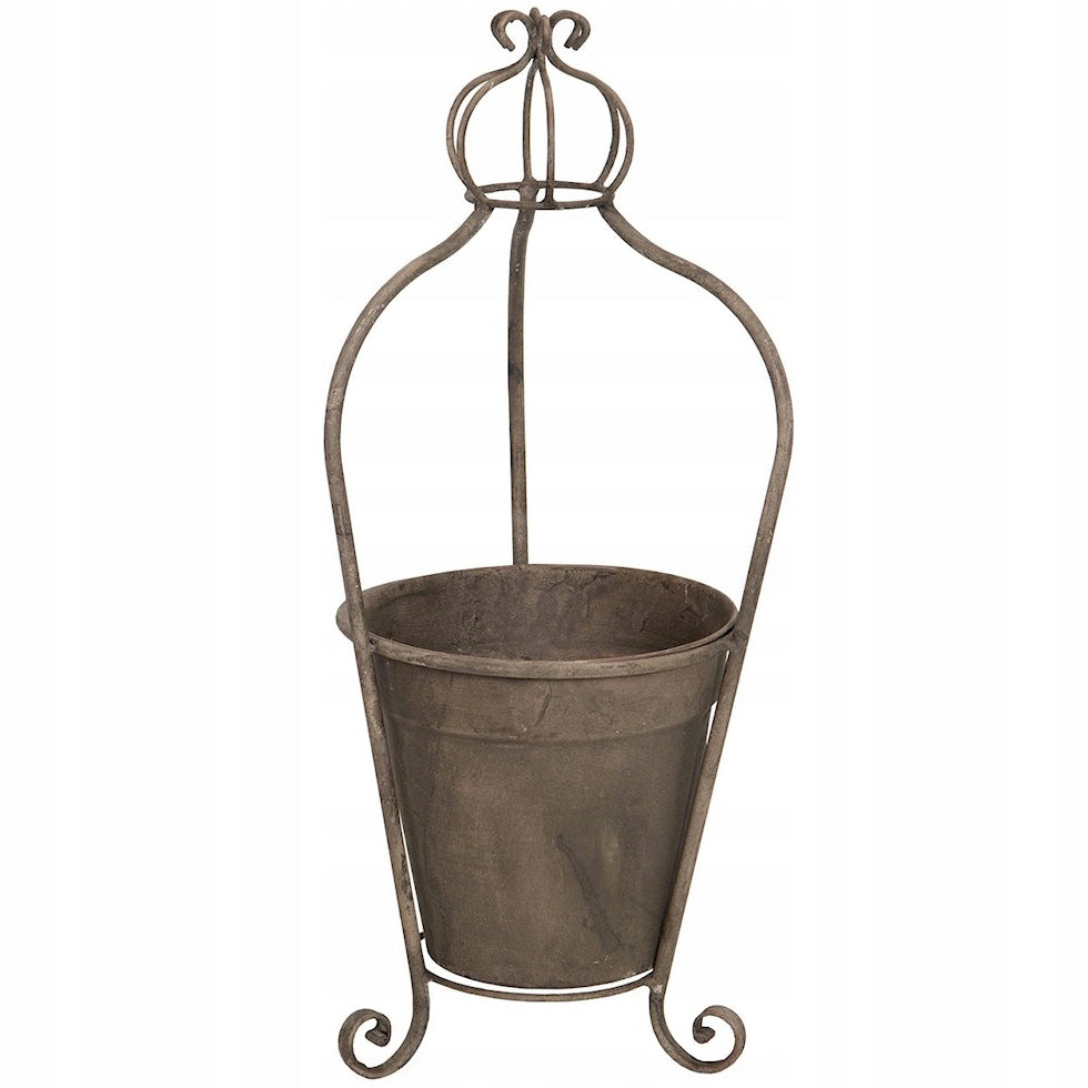 DONICZKA DUŻA NA BALKON TARAS KWIATY LOFT RETRO OSŁONKA KWIETNIK WYSOKI