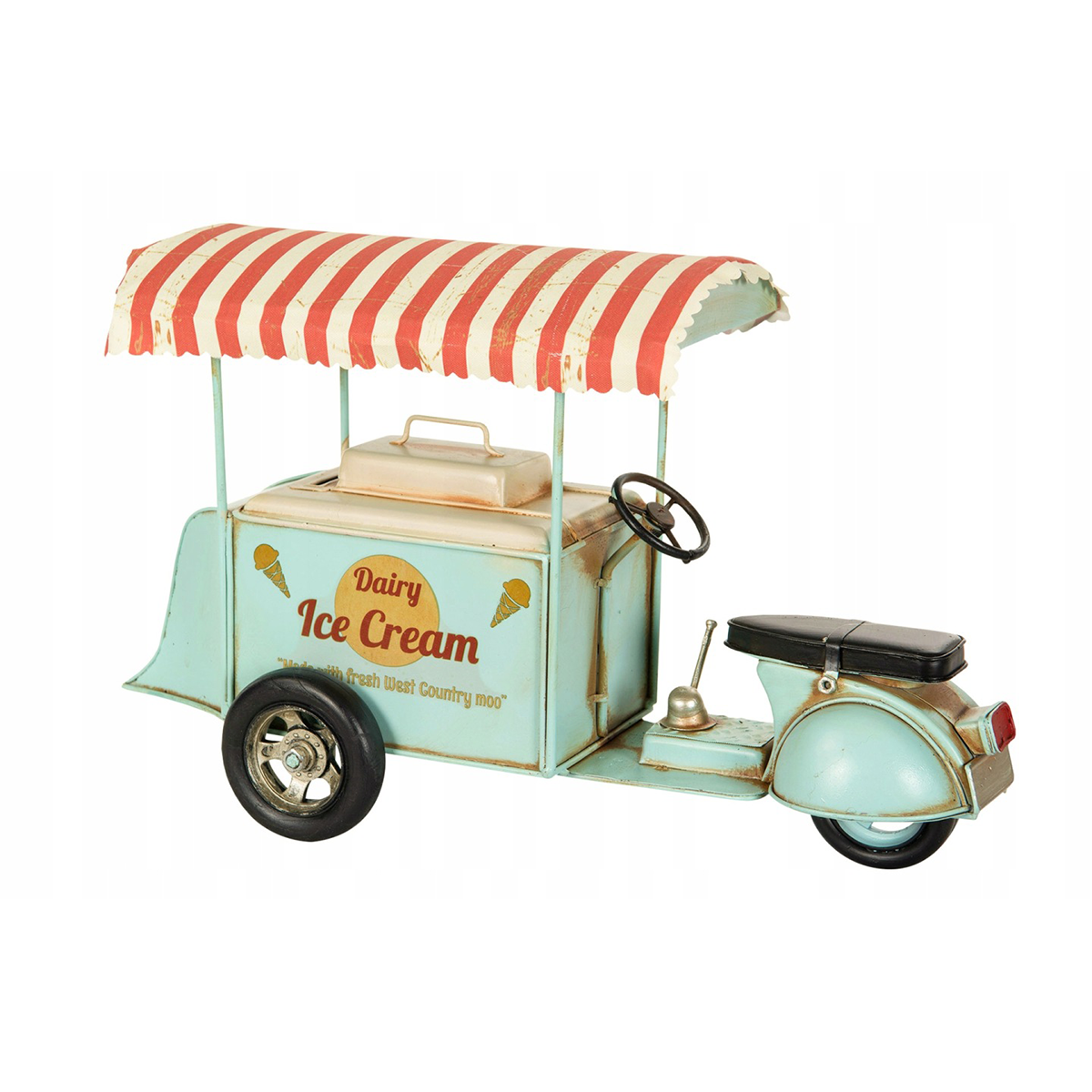 FIGURKA LODZIARKA AUTO Z LODAMI RETRO