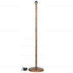 LAMPA PODŁOGOWA BOHO drewno mango 120cm