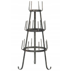 STOJAK NA KUBKI SREBRNY WYS. 57CM