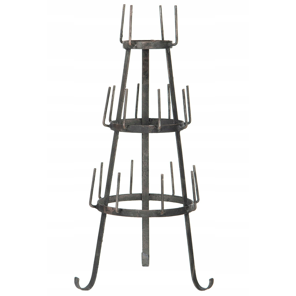 STOJAK NA KUBKI SREBRNY WYS. 57CM