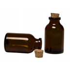 BUTELKA Z KORKIEM BURSZTYNOWA 30ML