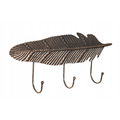 WIESZAK PALMLEAF METALOWY 3 HAKI