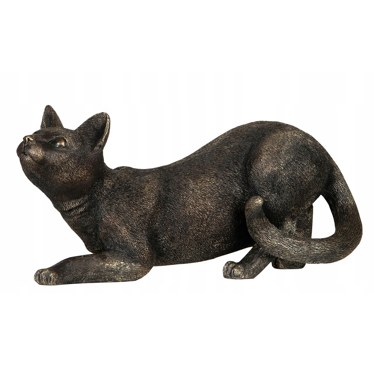 FIGURKA KOT STARE ZŁOTO 36X18CM