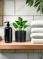 DONICZKA CERAMICZNA CZARNA 13CM