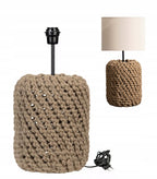 LAMPA STOŁOWA BOHO JUTOWA 50CM