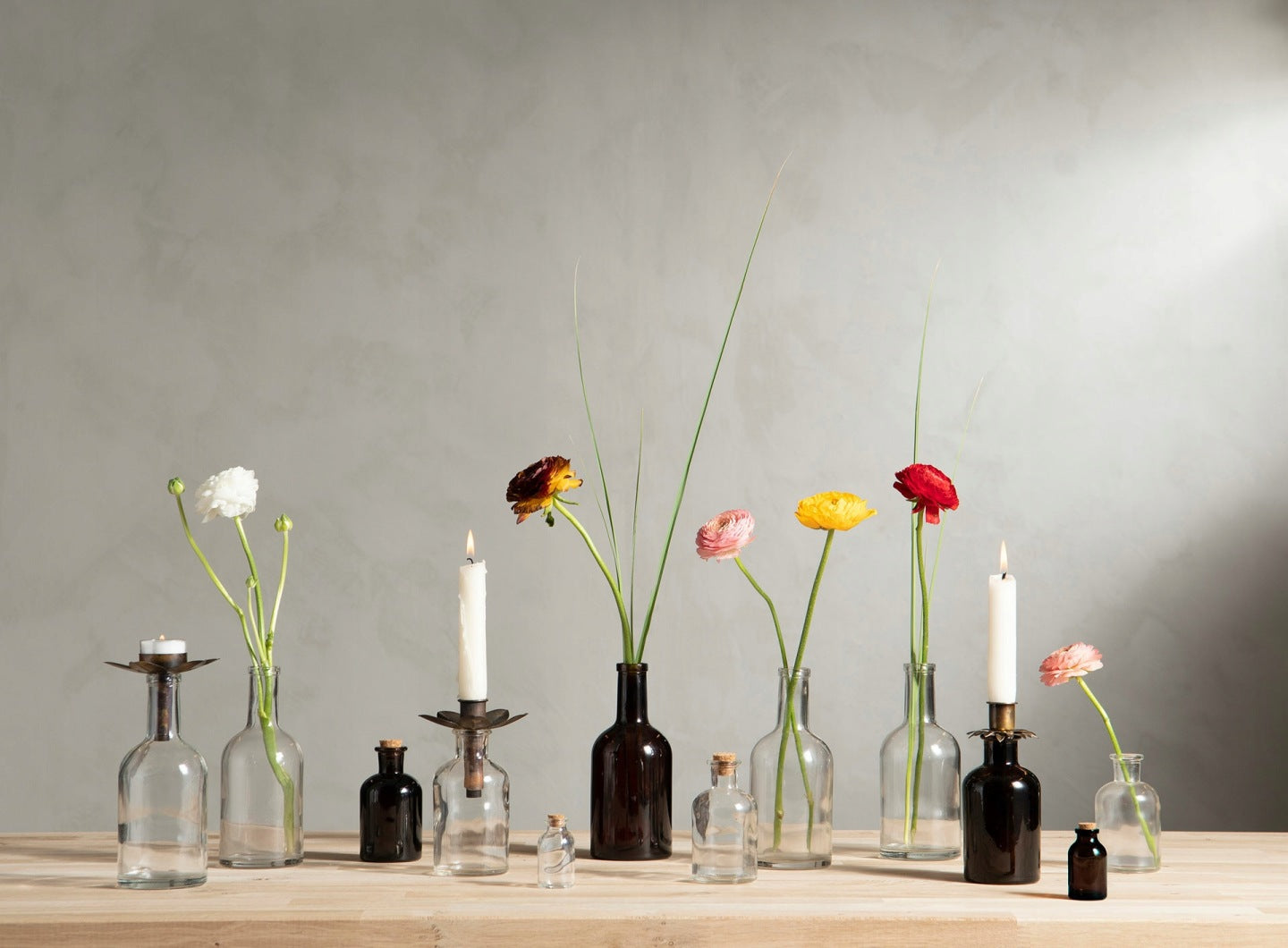 BUTELKA Z KORKIEM BURSZTYNOWA 30ML