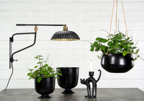 DONICA LOFT CZARNA NA NÓŻCE 3 SZT.