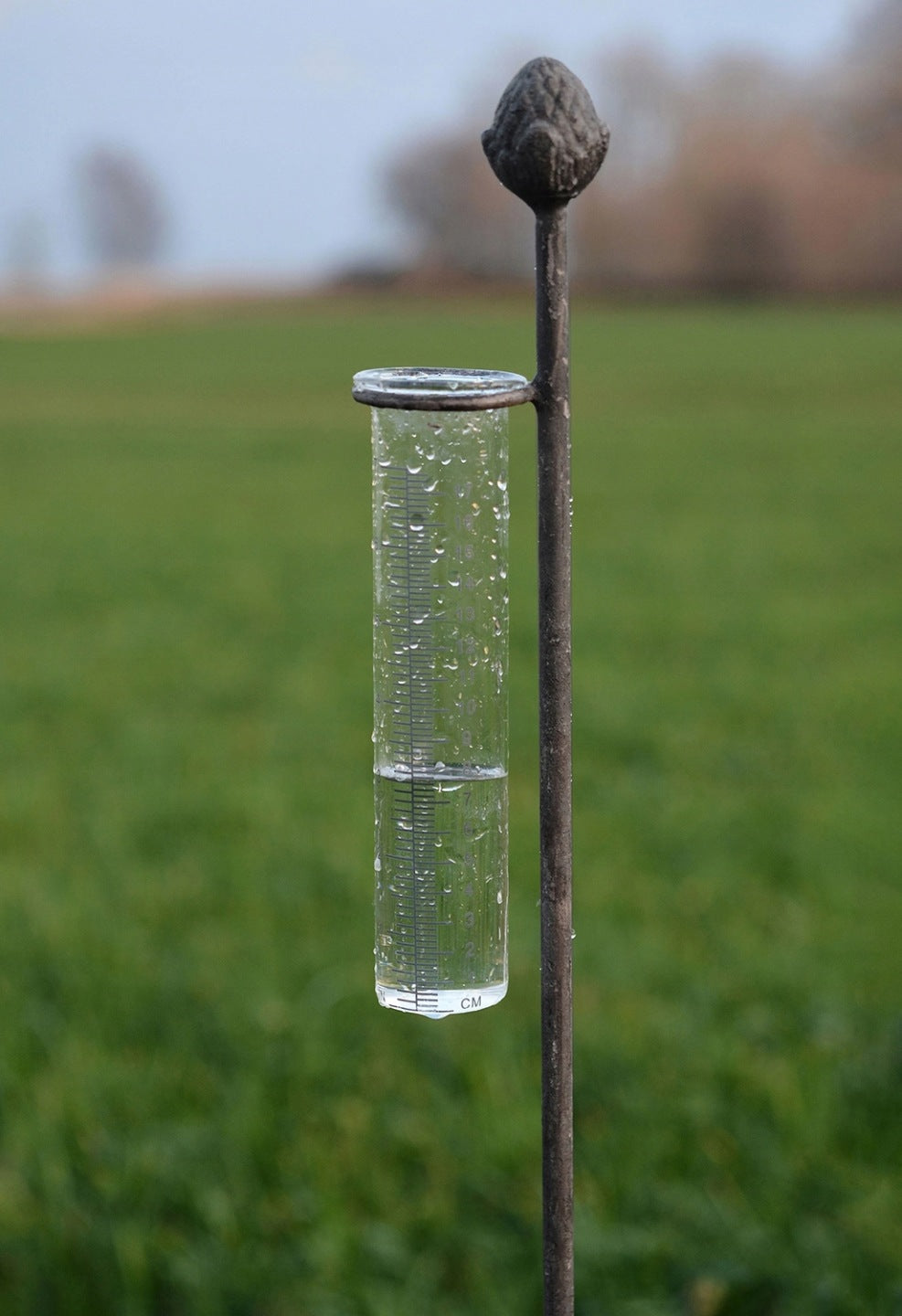 DESZCZOMIERZ MIERNIK DESZCZU DO POMIARU OPADÓW SZKLANY Z SUMATOREM STACJA