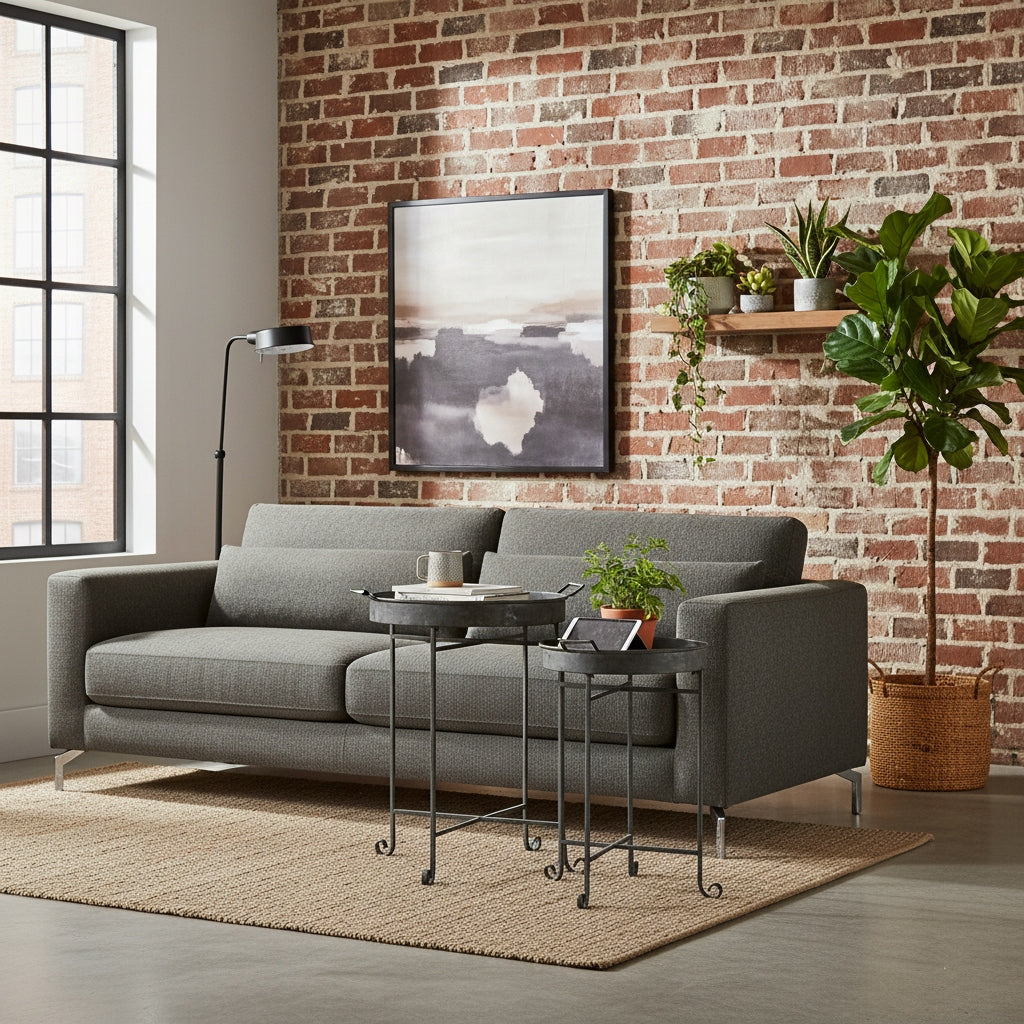 STOLIK LOFT METALOWY 2 SZT.