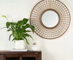 LUSTRO BOHO BAMBUSOWE ŚR. 80CM