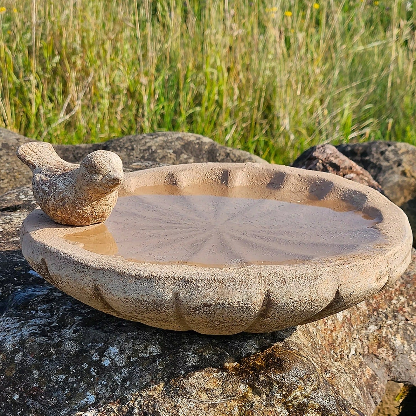 POIDEŁKO DLA PTAKÓW terakota 24cm