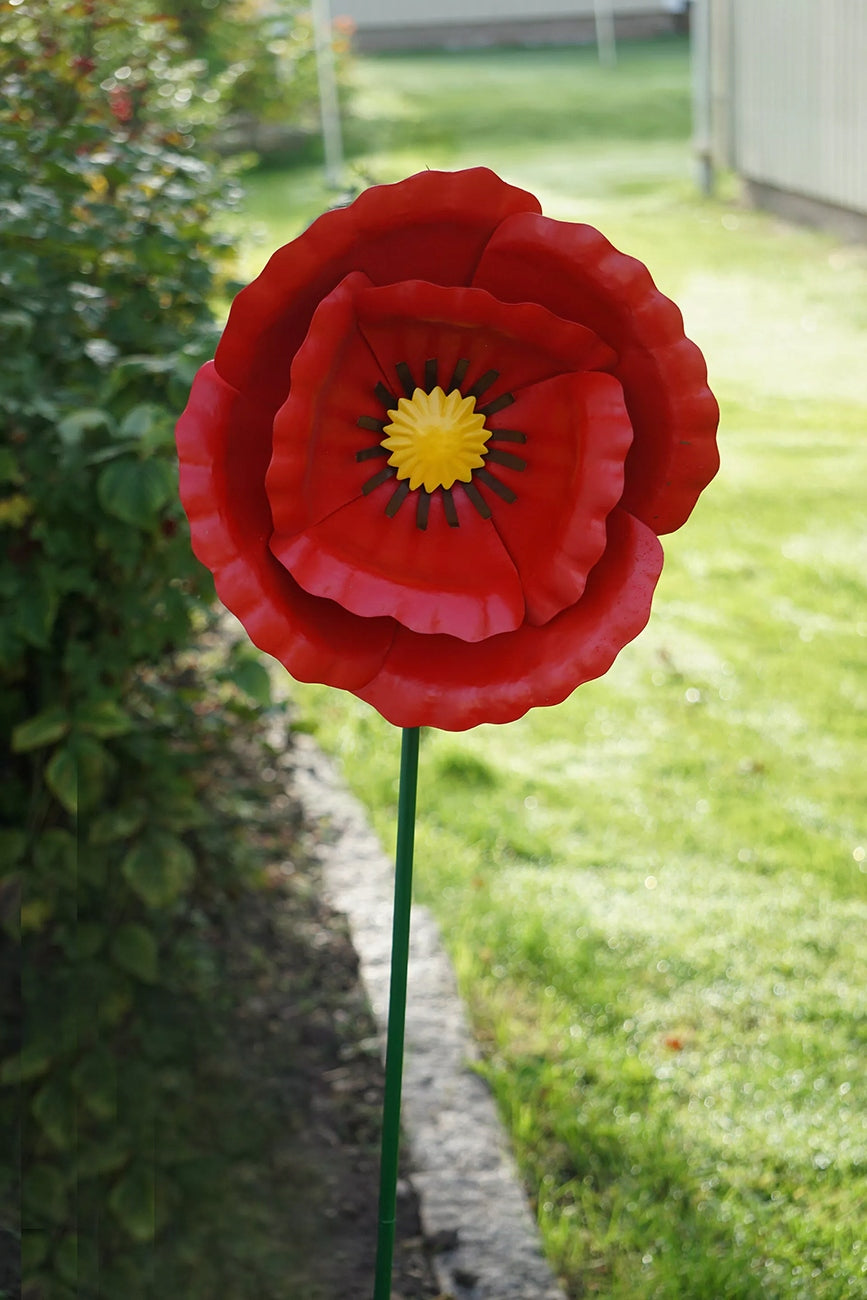 DEKORACJA OGRODOWA MAK do wbicia