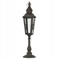 LAMPION NA STOJAKU RETRO METALOWY WYS. 77CM