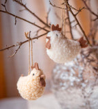 ZAWIESZKA BOMBKA NA WIELKANOC KURA KOGUT 2 szt NA DRZEWKO DRZWI PREZENT