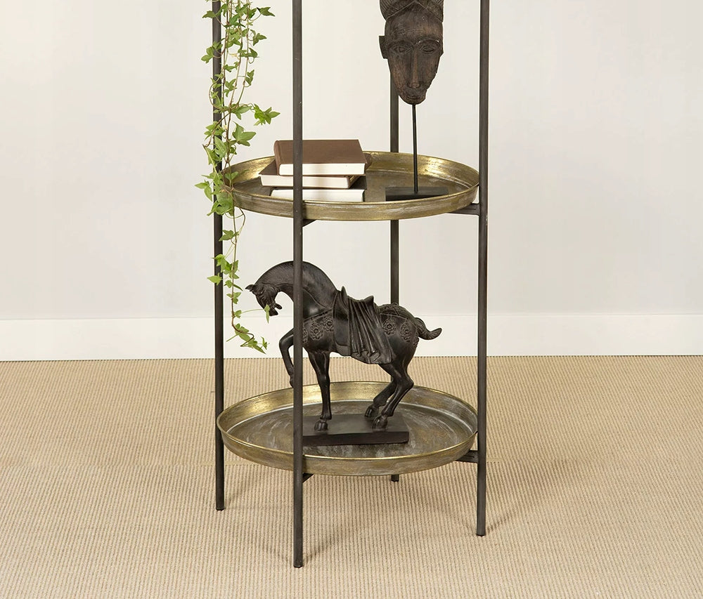 FIGURKA KOŃ CZARNY MAT 34CM