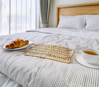 TACA BOHO RATTANOWA 41CM