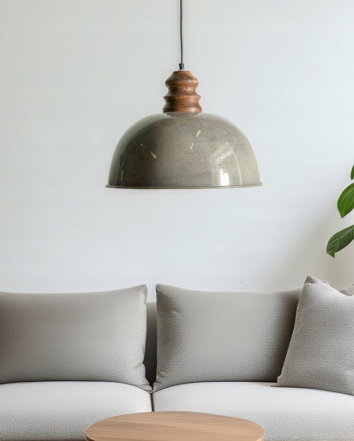 LAMPA WISZĄCA BOHO METALOWA 47cm