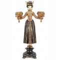 FIGURKA ZAJĄC ŚWIECZNIK 43cm