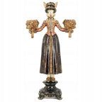 FIGURKA ZAJĄC ŚWIECZNIK 43cm