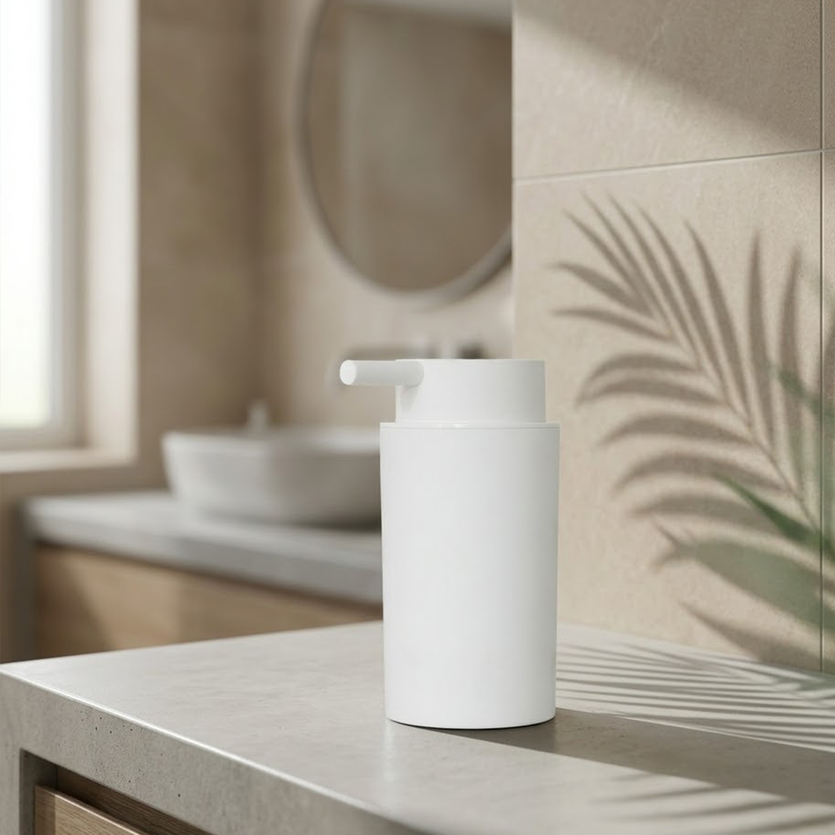 DOZOWNIK DO MYDŁA W PŁYNIE BIAŁY MAT 300ML