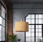 LAMPA WISZĄCA JUTOWA BOHO 30cm